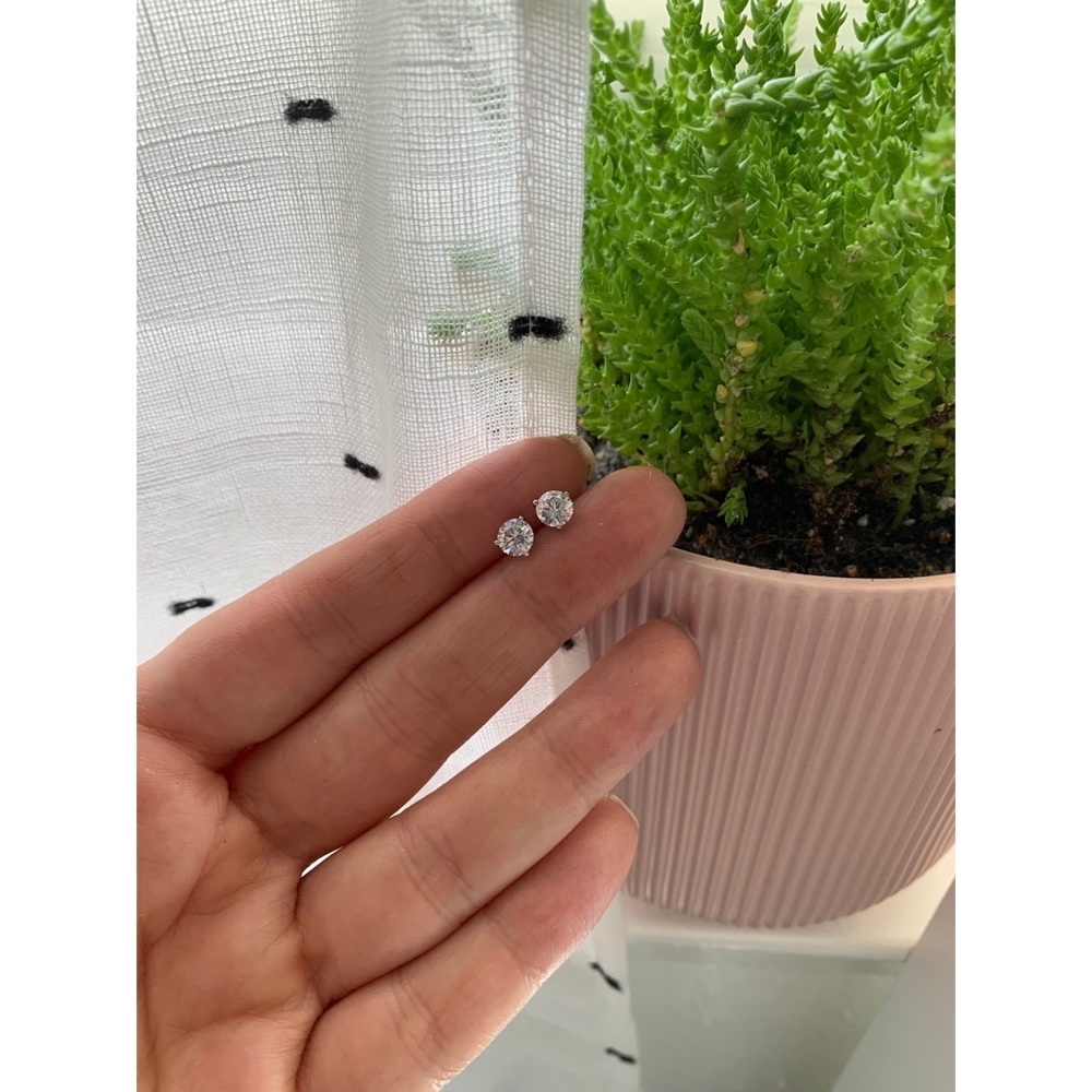 Clear Cz Earrings